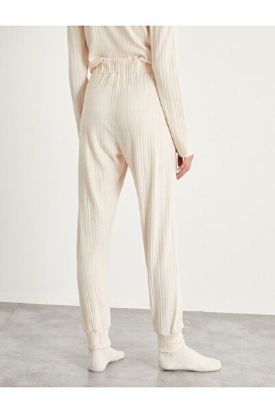 Koton Striped Pajama Bottoms with Elastic Waist