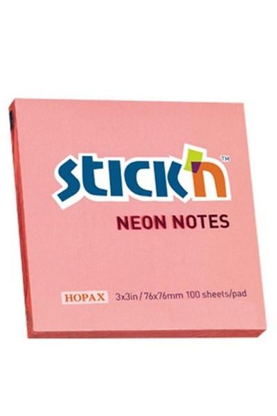 Gıpta Hopax Stickn Adhesive Note Paper (12 Pieces) 100 Yp 76x76 Neon Pink 21166