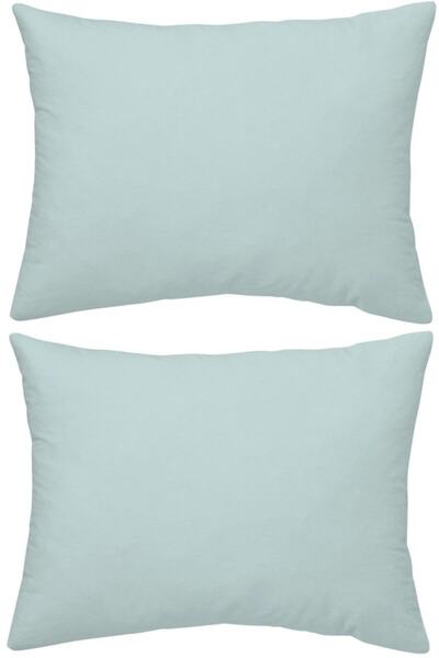 NO NAME 100% βαμβακερό σατέν μέντα πράσινο 2 τεμαχίων 50x70 μαξιλαροθήκη