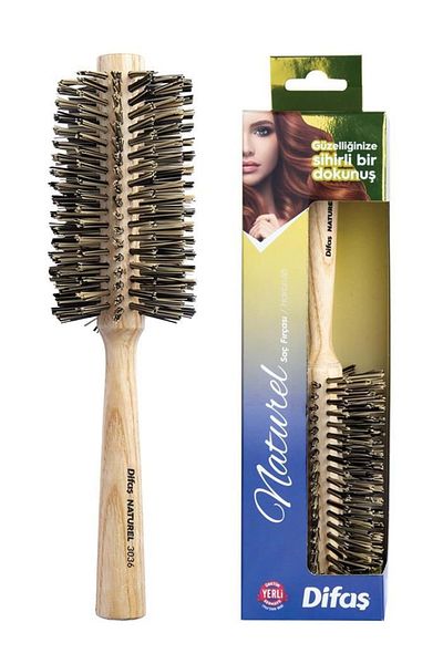 Difaş Hair Brush Natural 3036