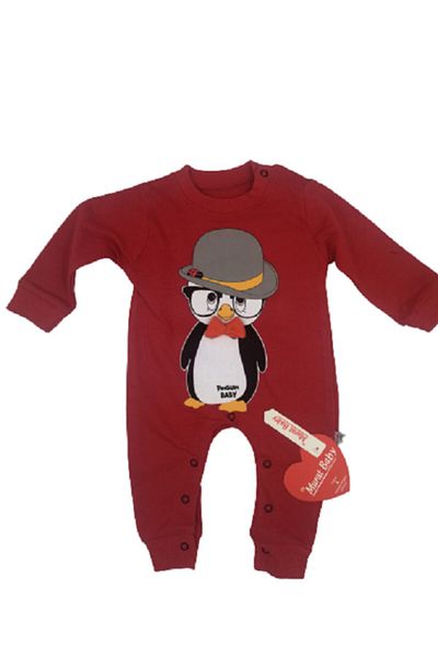 Murat Baby Penguin Printed Baby Rompers