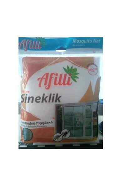 ACY STORE Hazır Pencere Sinekliği 100 X 150 Cm Tül 2 Adet 4 Metre Cırt Bant