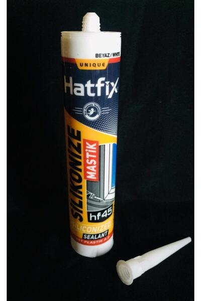 Hatfix 10 Adet Silikonize Mastik 450gr Beyaz