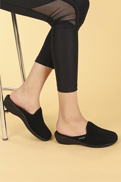 Ceyo Ramona-3 Μαύρες χειμερινές γυναικείες παντόφλες