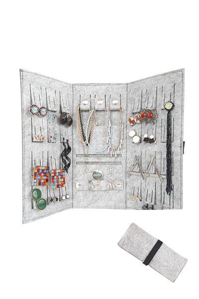 Art Bee Art Bee Foldable Travel Jewelry And Jewelry Bag Roll