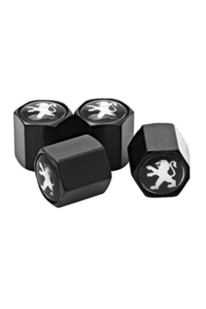 GARDENAUTO Peugeot 206 Stainless Steel Valve Cap 4 Pcs