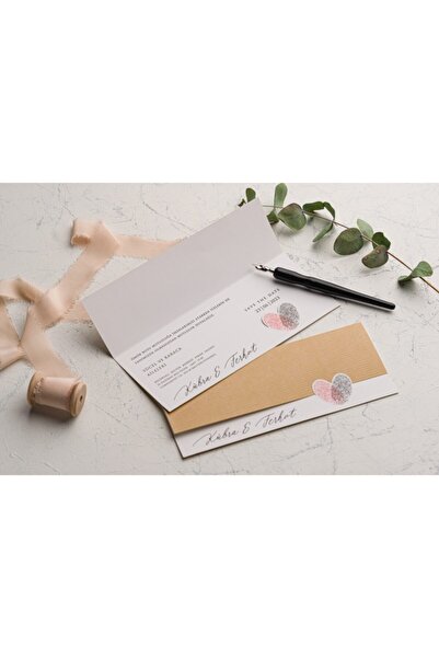 Erdem Düğün,nikah,nişan Davetiyesi 9242 ( 50 Adet )