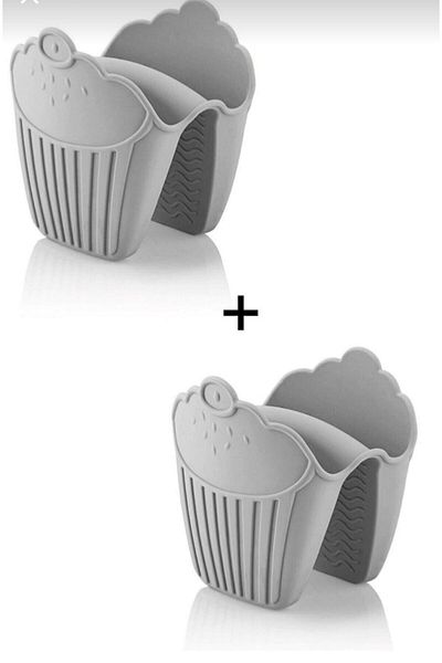 Bayev 2 Pieces Silicone Heat Resistant Fireproof Non-Stick Oven Gloves Cupcake Elcek