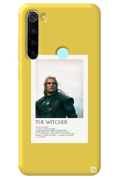WANNA PROTECT Xiaomi Redmi Note 8 Yellow Color the Witcher Velvet Patterned S...