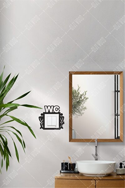 Diji Wood Wc Priz Çerçevesi