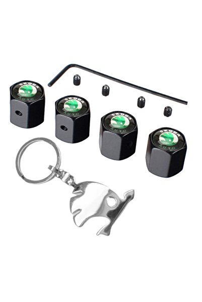 GARDENAUTO Skoda Scala Valve Cover Alyan Anti-Smashing Safe and Keychain