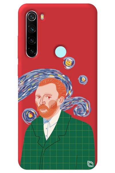 WANNA PROTECT حافظة هاتف من السيليكون لهاتف Xiaomi Redmi Note 8 باللون الأحمر...