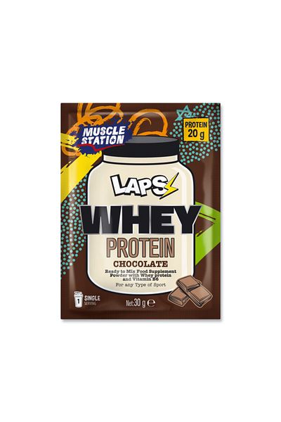Muscle Station Musclestation Laps Whey Protein Powder Choco