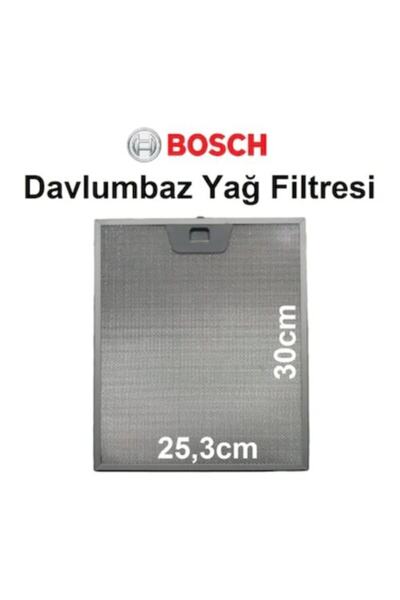 Bosch Davlumbaz Filtresi 253x300 Aspiratör Tel Filtre 25,3x30cm Uyumlu