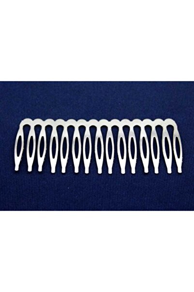 yfhobi 1 Adet- 37x88 Mm 15 Diş Metal Tarak Toka, Nikel Kaplama