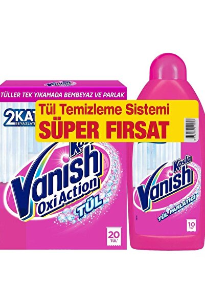 Vanish Oxi Action Tül Temizleyici Parlatıcı Beyazlatıcı Toz 450 Gram