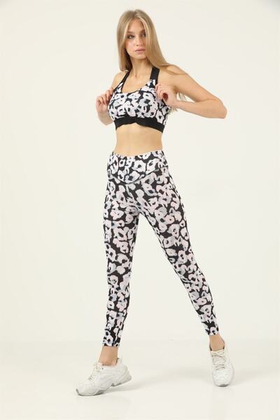 missmaral Модні жіночі спортивні лосини білого та чорного кольорів