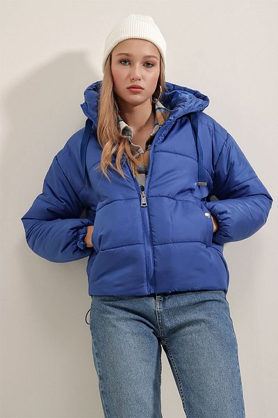 Bigdart 5117 Bunda Puffer s kapucí - Saks