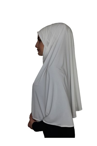 R&S modibone قطعة واحدة من غطاء الصلاة العملي الكبير الجاهز Hijap Ecru