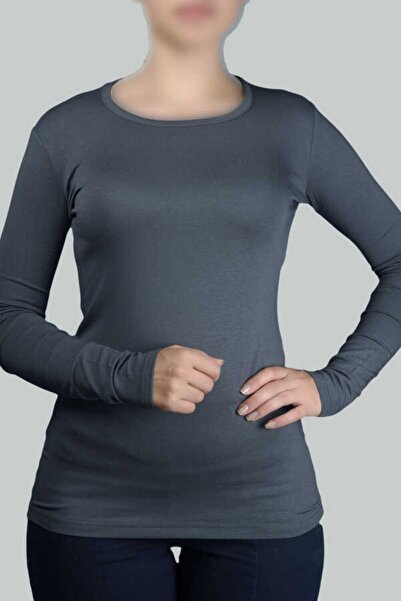 Altobeh Довгий рукав, велосипедний комір, еластичний трикотаж, жіночий боді - Фума