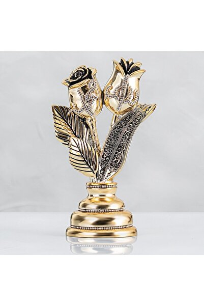 Genel Markalar Lalegül Biblo Ayetli - Altın Renk - Ebat : 15 X 24 Cm. Bıbloyc037