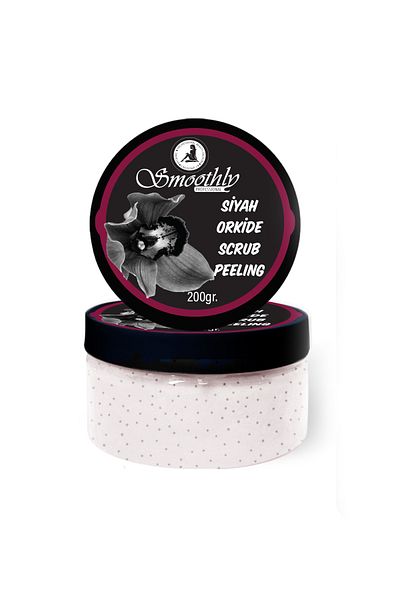 Smoothly Black Orchid Extract Revitalizing & Softening Hand, Foot and Body Care Peeling 200gr