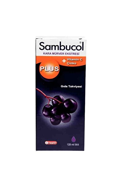 Sambucol Plus Black Elderberry Food Supplement Containing Vitamin C and Zinc ...