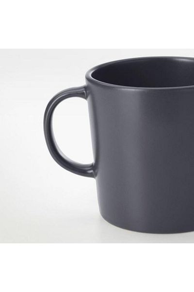 IKEA Dınera Dark Gray Cup 300 Ml