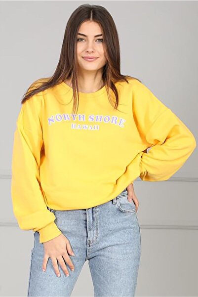 Madmext Φούτερ Mad Girls Yellow Mg823