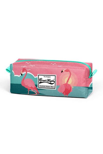 Coral High Τσάντα στυλό Water Green Coral Flamingo 22381