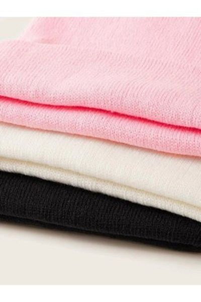 EKstore Set of 3 Unisex Basic Beanies