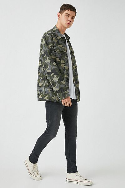 Koton Ανδρικό μαύρο τζιν Skinny Fit - Michael Jean