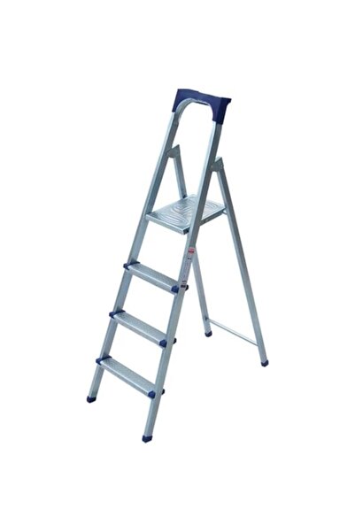 Kanat Elips Galvanizli Profil Merdiven 3+1 Basamaklı
