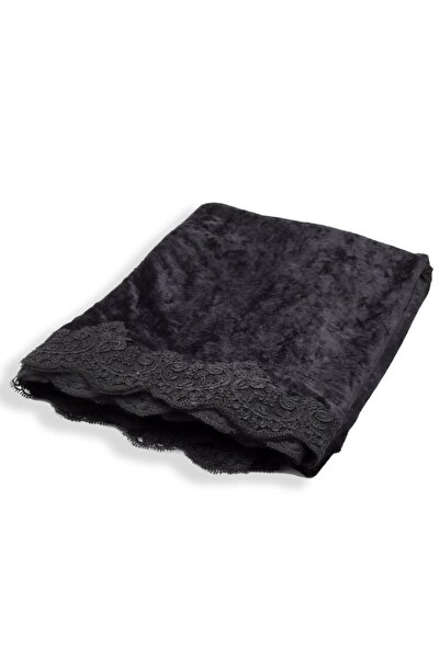 Asitanart Siyah Kadife Masa Örtüsü