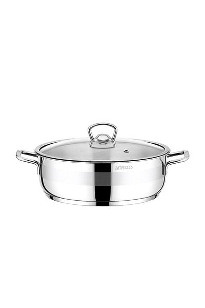 Amboss Saphire Pot with Glass Lid