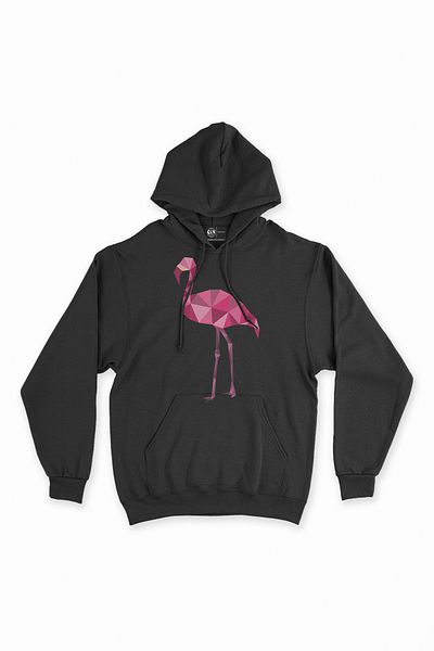 Cix Φούτερ με κουκούλα Polygon Flamingo Hoodie