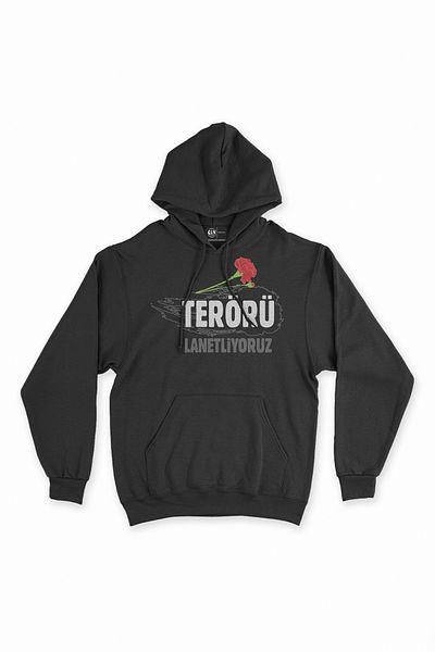 Cix Hanorac cu glugă We Curse Terrorism