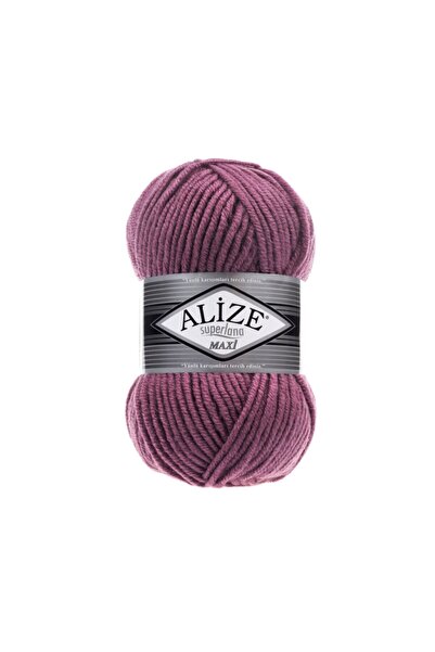 Alize Superlana Maxi (kalın) Örgü Ipi - 440 Koyu Gül - 100 Gr. 100 Mt. Ip