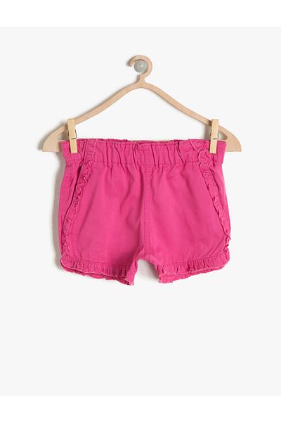 Koton Fuchsia Girls' Shorts