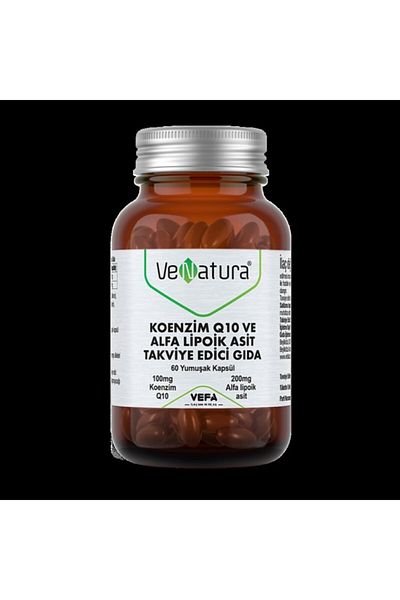VeNatura Coenzyme Q10 And Alpha Lipoic Acid Supplement Food 60 Capsules