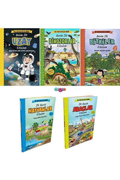 Sincap Kitap Ne Sorsan Bilir Benim Ilk Uzay - Dinozorlar-bitkiler-hayvanlar-t...