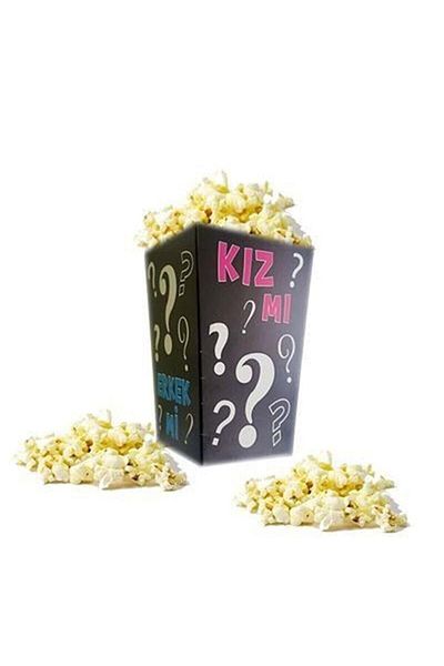 Happyland Girl or Boy Gender Party Themed Corn Popcorn Box 8 Pieces