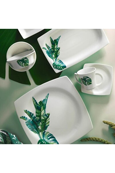 Kütahya Porselen Bone Mare 28 Parça 10150 Dekor Kahvaltı Takımı