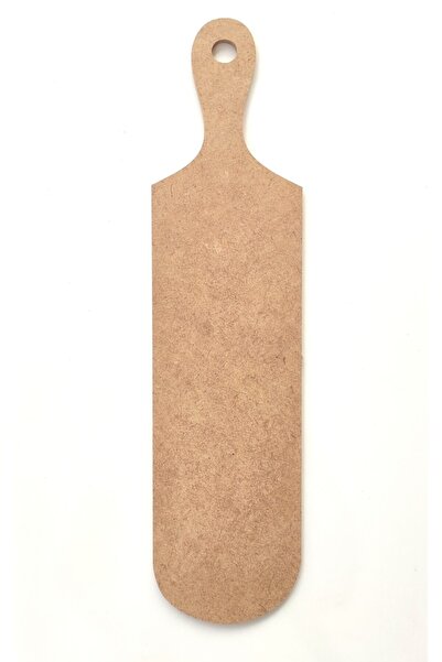 DEKOLOBİ Uzun Sunumluk Boyanabilir Kulplu Ham Mdf 40*10 Cm