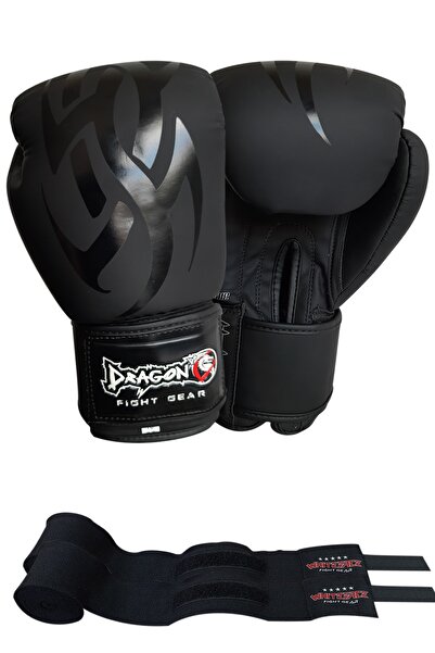Dragondo Black Mamba Boks Eldiveni Twins Modeli Ve Bandaj 2'li Set