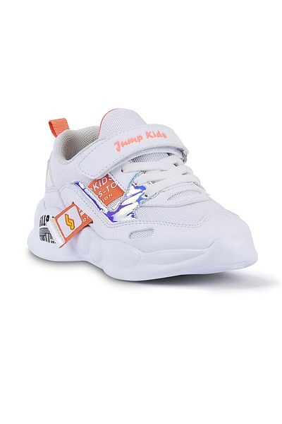 Jump 24936 Pantofi sport pentru fete pantofi-alb somon