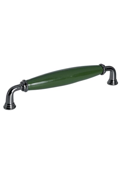 Porcellana Perla Porselen Kulp Dolap Çekmece Mobilya Mutfak Kulbu Yakut 160mm-yeşil-füme-stk390
