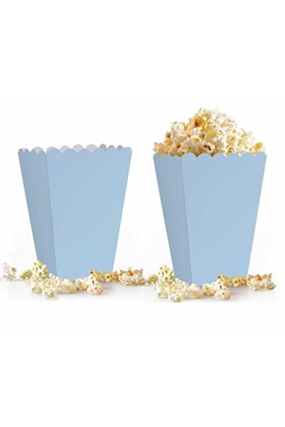 Happyland Mavi Renk Mısır Popcorn Kutusu 8 Adet