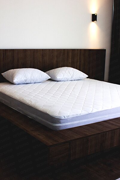 Arsimo İstanbul Towel Lastikli Leke Tutmaz Yatak ve Yastık Alez Takımı Organi...