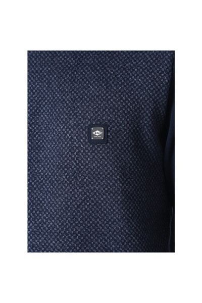 Lee Cooper 221 Lcm 241042 Ethan Crew Neck Κανονική μέση Κανονική εφαρμογή Ανδρικό φούτερ με μπλε ναυτικό